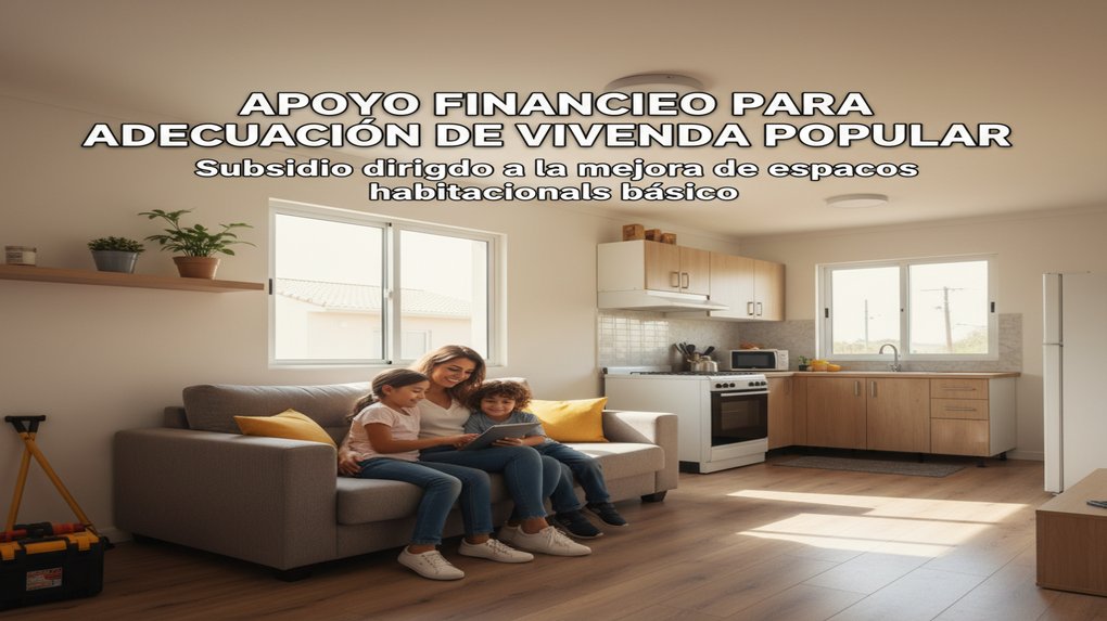 Apoyo Financiero para Adecuación de Vivienda Popular: subsidio dirigido a la mejora de espacios habitacionales básicos