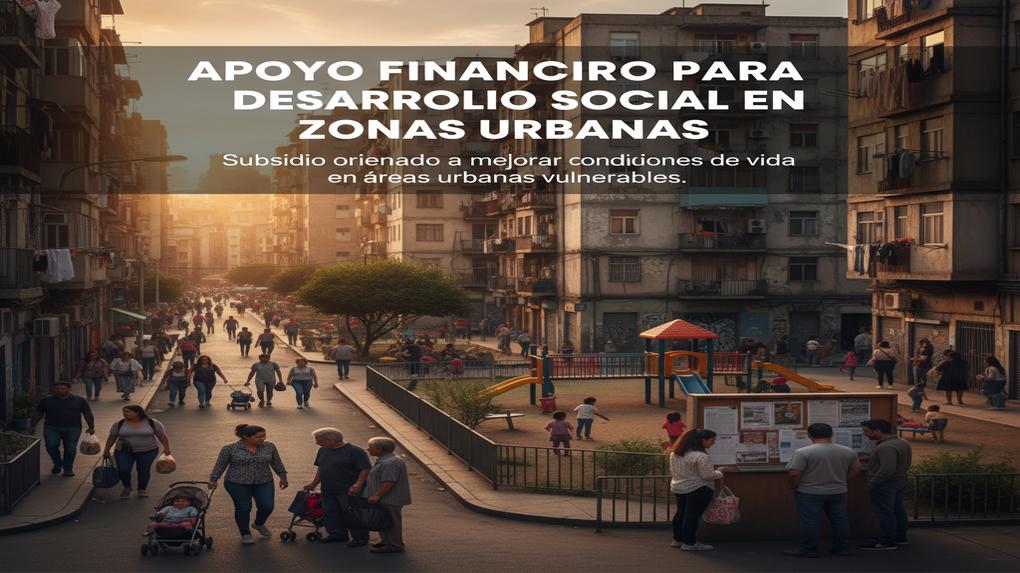 Apoyo Financiero para Desarrollo Social en Zonas Urbanas: subsidio orientado a mejorar condiciones de vida en áreas urbanas vulnerables
