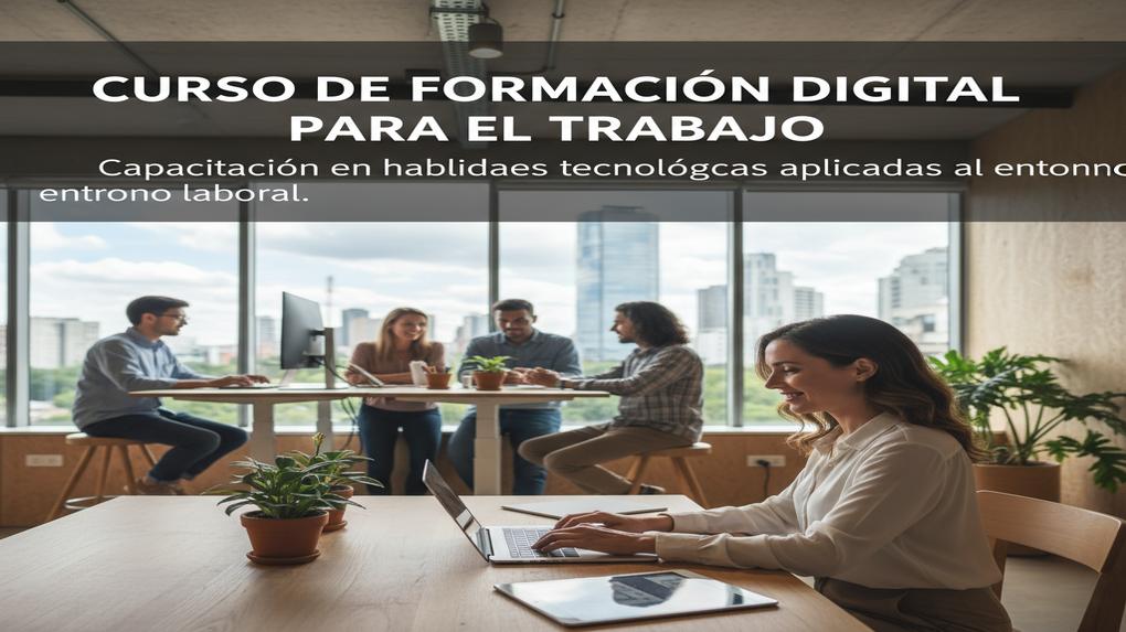 Curso de Formación Digital para el Trabajo: capacitación en habilidades tecnológicas aplicadas al entorno laboral