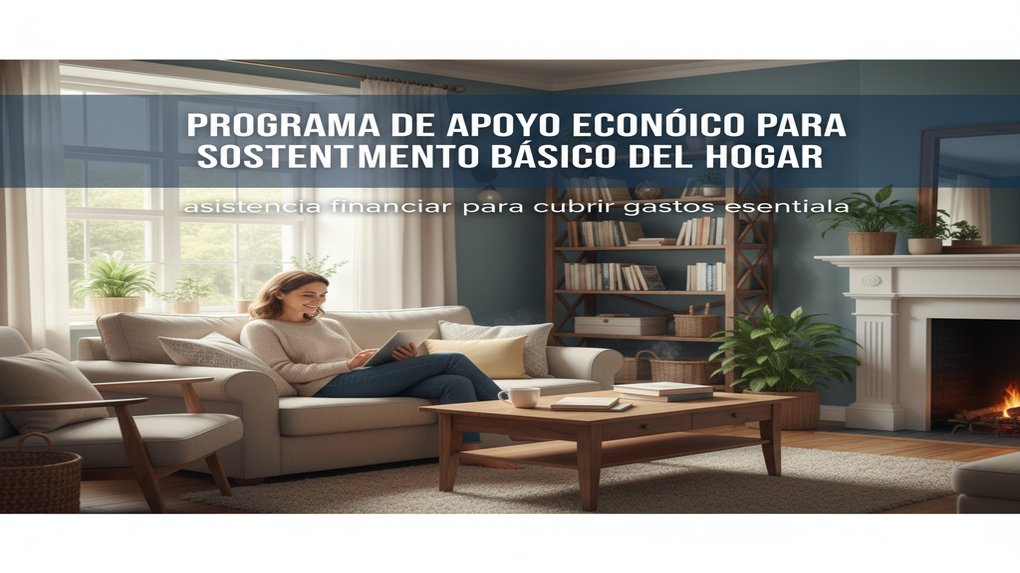 Programa de Apoyo Económico para Sostenimiento Básico del Hogar: asistencia financiera para cubrir gastos esenciales